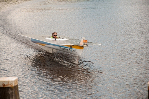 Solar boat 2014 in flight